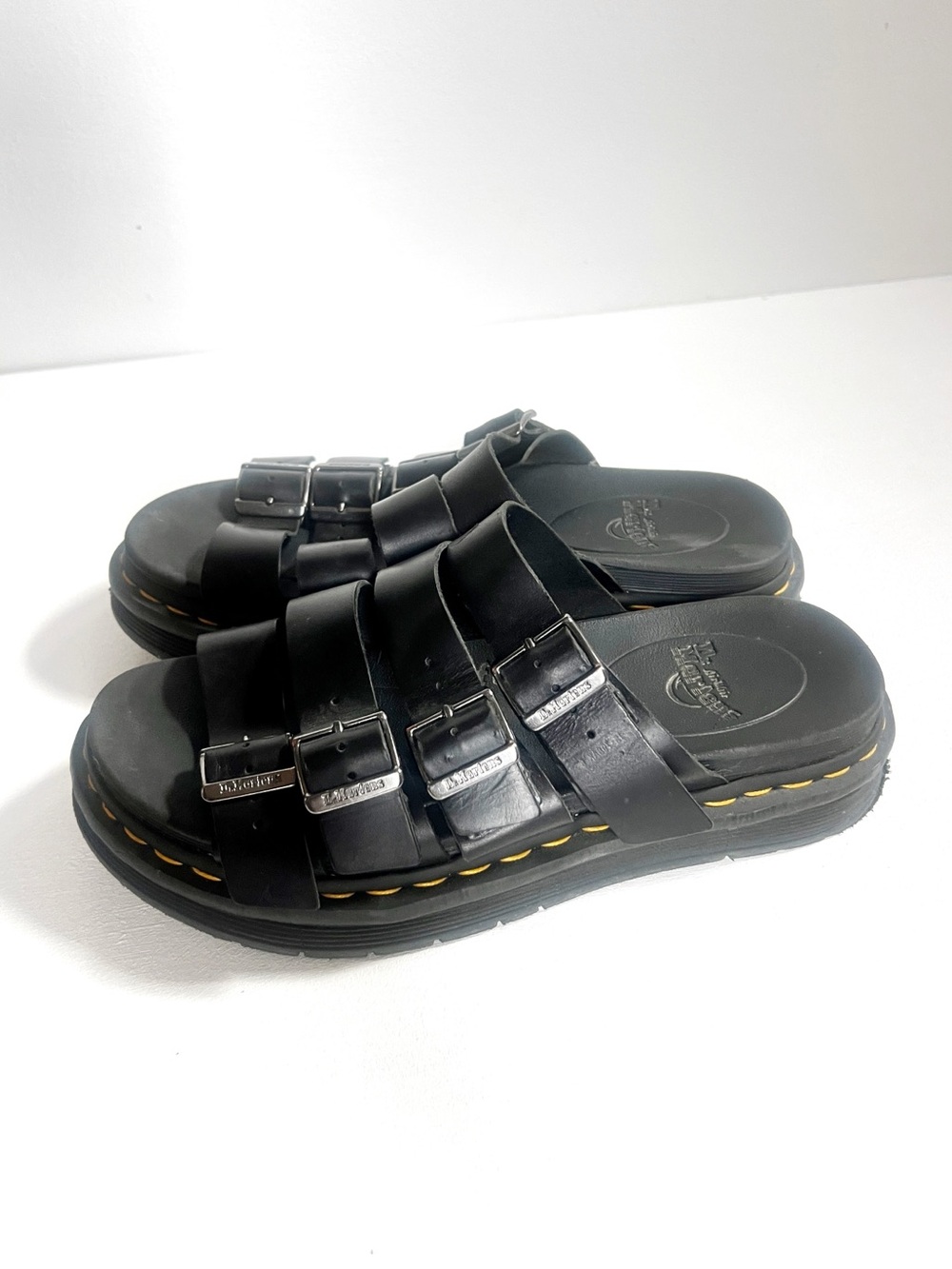Dr. Martens | Tate Leather Slide Sandals